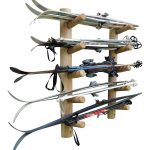 10 Place - Log Ski Rack - Unfinished