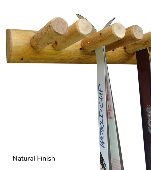 14 Place wall Rack - Natural Finish