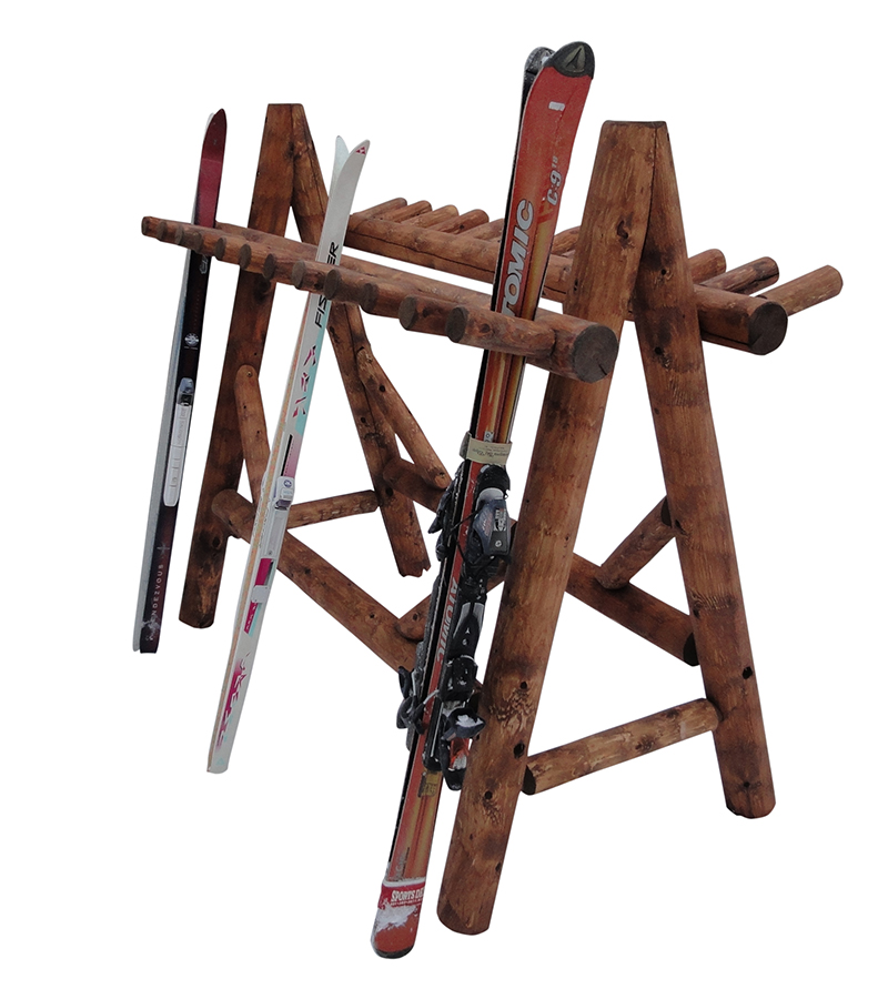 22 Place Freestanding Rack - Angled View