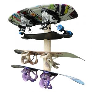 4 Place Wall Snowboard Rack