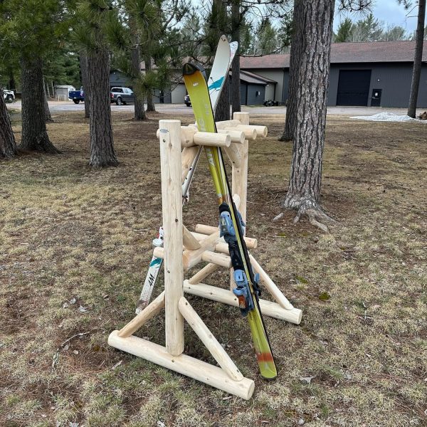 8 Pair Freestanding Ski Rack - Image 6